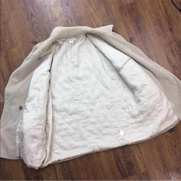 J. Crew Corduroy Quilted Double Breasted Jacket - Picture 6 of 8